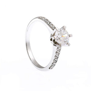 White Gold Rings With Diamonds